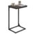 VASAGLE C-Shaped Side Table with Metal Frame