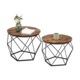 VASAGLE Coffee Tables, Set of 2 Side Tables