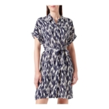 VERO MODA Womens Vmeasy Joy S/S Shirt Dress Birch/AOP