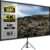 VEVOR Tripod Projector Screen with Stand, 70 inch 16:9 4K HD Projection Screen Stand