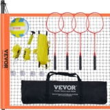VEVOR Volleyball and Badminton Set