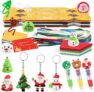 VEYLIN Christmas No-snap Crackers, Make Your Own Christmas Crackers Set DIY Xmas Crackers for Kids Xmas Crackers Set with Novelty Gifts, 15 Pack in 5 Colours