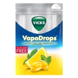 VICKS VapoDrops Lemon, Sugar Free Vegan Lozenges With Lemon Flavour and Menthol, Pack 72g £1.28 Max S&S