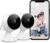 VISION WELL 2-Pack 2K Security Camera Indoor Outdoor, Mini Plug-in Smart CCTV Camera, No Monthly Fee, Pet & Baby Monitor, Night Vision, IP65, SD/Cloud