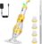 VIVOHOME Cordless Pool Vacuum Cleaner with 72LPM Strong Suction Includes Aluminum Pole, Rechargeable Batteries and 4 Filter Bags 2.6L for Hot Tub, Inflatable Spas and Pools