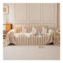 VIWATIN Boho Botanical Chenille Throw Willow Khaki 1 Seater 180x230cm