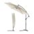 VOUNOT 3m Cantilever Garden Parasol with Crank and Tilt, Beige