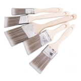 Vacallity 5-Pack Soft-Grip Paint Brushes for Cabinets, Furniture and Walls