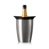 Vacu Vin Champagnekoeler, RVS, Met Uitneembare Koelmouw, Zilver