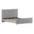 Valentina King Size Velvet Bed, Light Grey