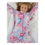 Valentines Cotton Blend Heart Print Pyjamas (2-13 Yrs)
