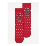 Valentines Day Red Novelty Slogan Socks Gift Box (FREE C&C)