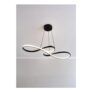ValueLights Infinity Matte Black Loop Drop Bar Integrated LED Ceiling Light