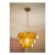 ValueLights Juliette Orange 3 Tier Disc Chandelier Ceiling Light