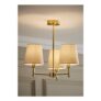 ValueLights Kincaid 3 Arm Gold Chandelier Ceiling Ligh