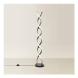 ValueLights Matte Black Double Twist Floor Lamp