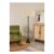 ValueLights Mitch Black Triangle Base Floor Lamp with Squat Shade