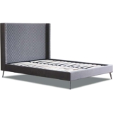 Vanessa Double Grey Fabric Bed / King – £119.99