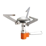 Vango Atom Compact Camping Gas Stove 3000W Mini Pocket Backpacking Cooking Folding Burner for Outdoor Trekking Hiking Mountaineering