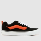Vans Knu Skool in Black & Orange, Size 8-12