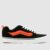 Vans Knu Skool in Black & Orange, Size 8-12