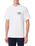 Vans Mens Back Patch T-Shirt, Black/White