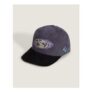 Vans Premium Pixel Globe Snapback Hat Steel Shadow