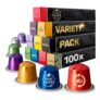 Variety Pack: 100 Nespresso-Compatible Pods (9 Varieties) – £20.99 S&S Voucher