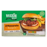 Veggie Menu Mozzarella Or BBQ Sweet Potato Burgers/Pesto & Cheddar Sausages/Spicy Cauliflower/Teriyaki Broccoli