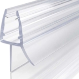 Vellure Shower Screen Seal Strip, Premium Shower Door Seal Strip for 8 mm (-1) Shower Glass Thickness, Shower Seal Strip