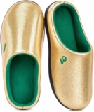 VeraCosy Mens Two-Tone Memory Foam Slippers