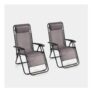 Verona Grey Zero Gravity Chair Set of 2