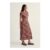 Veronica Short Sleeve Midi Dress in GOTS-Certified Organic Cotton