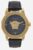 Versace Black & Gold Tone Medusa Deco Watch