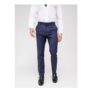 Very Man Check Suit Trousers – Navy