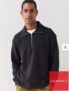 Very Pure Cotton Premium Quarter Zip Sweat – Black