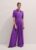 Very Wide-Leg Jumpsuit Tweed Tailoring in Purple, sizes 4 – 8