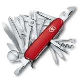 Victorinox Swiss Champ Swiss Army Knife, Medium, Multi Tool, 33 Functions