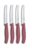 Victorinox Swiss Classic Breakfast Knife, Bread Knife, 4-Piece Set, Sharp Blade, Serrated Edge, 11 cm, Stainless Steel