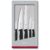 Victorinox Swiss Classic Kitchen Knife Set, Cooking Knives, Set of 5, Extra Sharp Blades, Swiss Made, Black (Prime Day Deal)