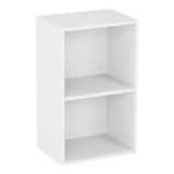 Vida Designs Oxford 2-Tier Cube Bookcase, White