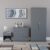 Vida Designs Riano 3 Piece Bedroom Furniture Set – 1 Drawer Bedside Chest, 4 Drawer Chest, 2 Door Wardrobe – Grey