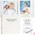 Vienrose Baby Self Adhesive Photo Album 20 Sheets with Crystal Sticker Text Crystal Stickers Included, Linen Cover, Fits 4X6 8X10 Photos, Diy Memory Book