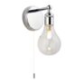 Viera Exposed Bulb Light – Chrome