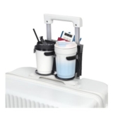 Vigorport Luggage Cup Holder, Folding Travel Drink Caddy
