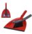 Vileda 2in1 Dust Pan & Brush Set with Rubber Blade, Durable Bristles, Ergonomic Handle & Clip for Easy Storage – free click and collect