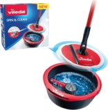 Vileda Spin & Clean Spin Mop and Bucket Set with 360 Spinning Mop Head
