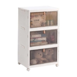 Vilscijon 3-Tier Extra-Large Foldable Storage Cabinet