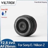 Viltrox AF 26MM/F2.8 EVO Full Frame Pancake Lens ( £156.01 ex-VAT / Nikon Z / Sony FE ) w/codesNiYi 92 Store
