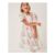 Viola Rose Print Broderie Trim Dress Multi